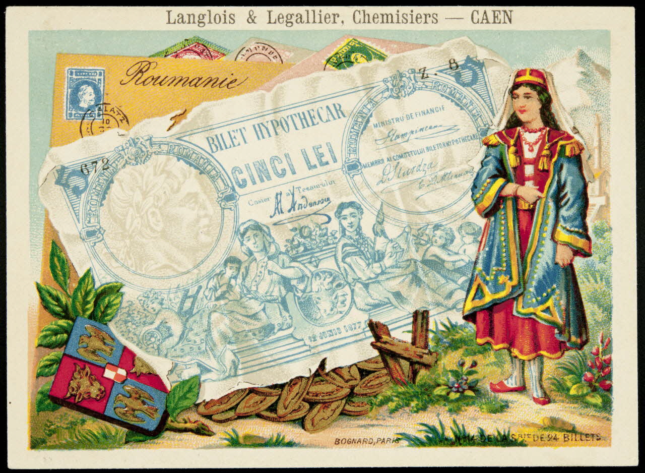 Bognard carte réclame chromo Paris 1876-1890 1995.1.1668.14 Photo