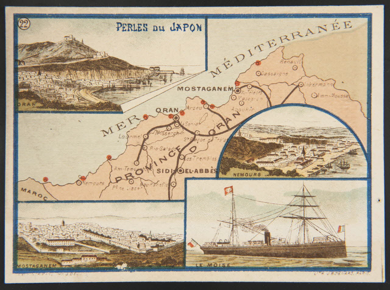 carte réclame LES COTES DE FRANCE  (22) ALGERIE 1995.1.1669.22 Photo