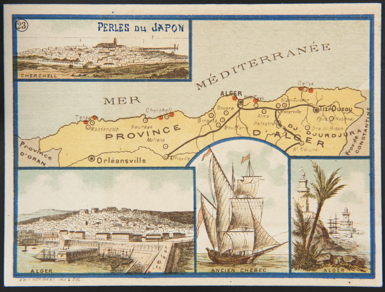 carte réclame LES COTES DE FRANCE  (23) ALGERIE 1995.1.1669.23 Photo