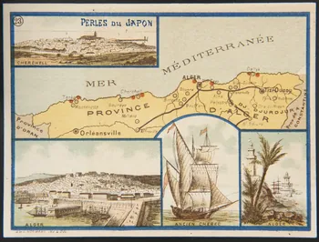 carte réclame LES COTES DE FRANCE  (23) ALGERIE 1995.1.1669.23 Photo