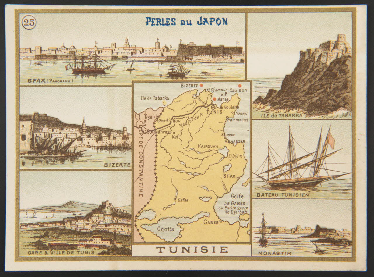carte réclame LES COTES DE FRANCE  TUNISIE 1995.1.1669.25 Photo
