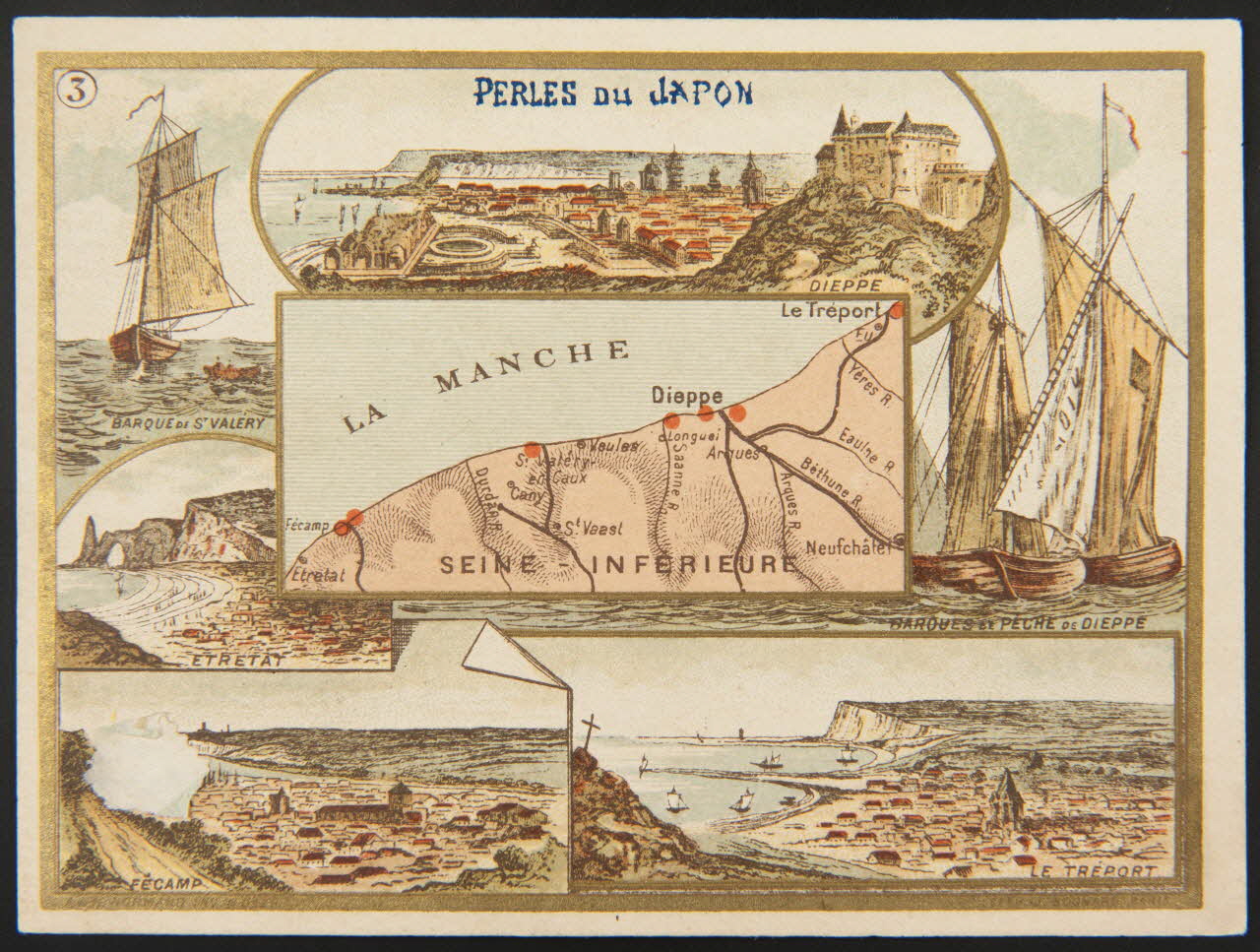 Normand A. ; Normand H. ; Bognard carte réclame chromo Paris 1876-1890 1995.1.1669.3 Photo