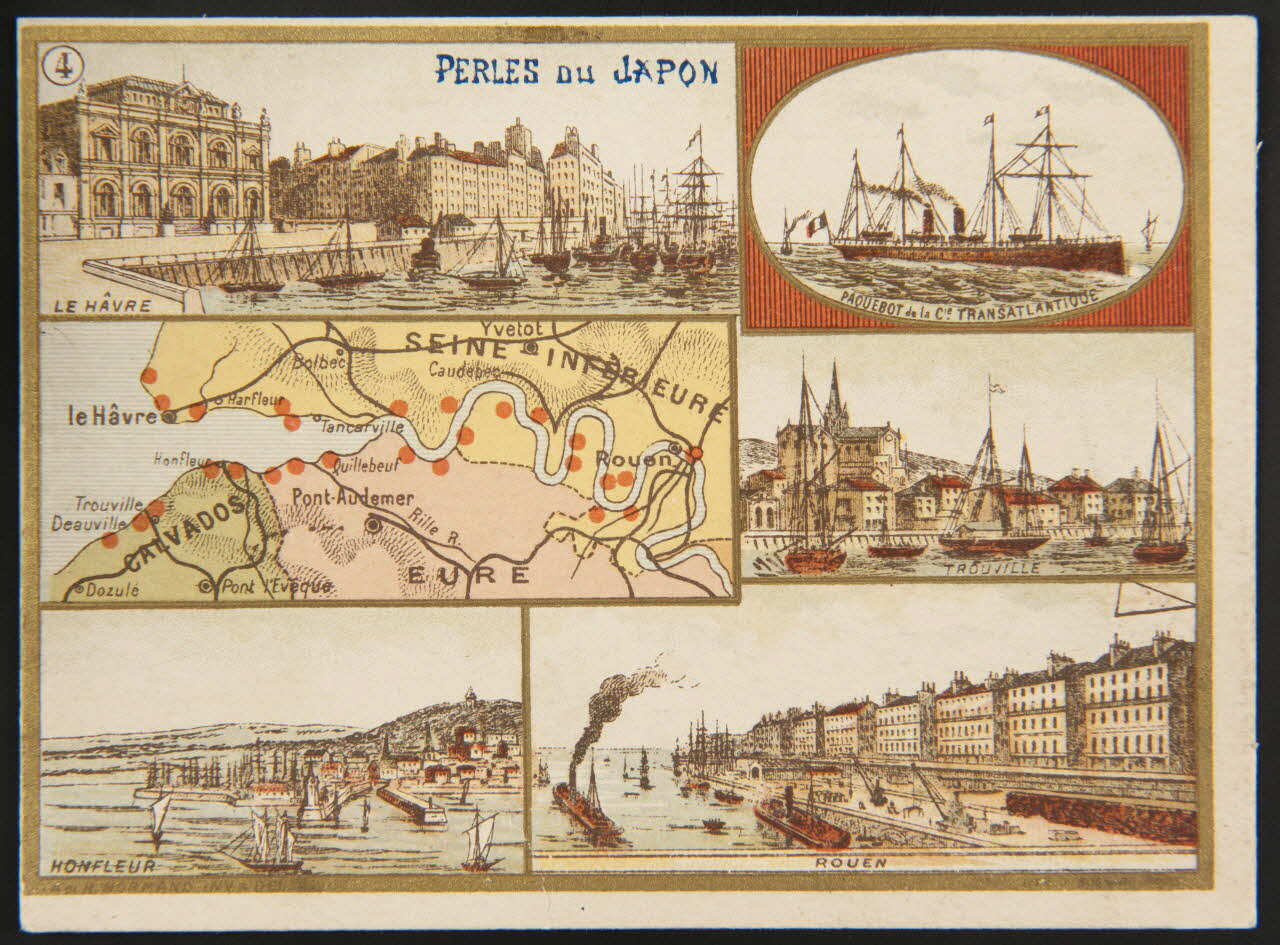 Normand A. ; Normand H. ; Bognard carte réclame chromo Paris 1876-1890 1995.1.1669.4 Photo