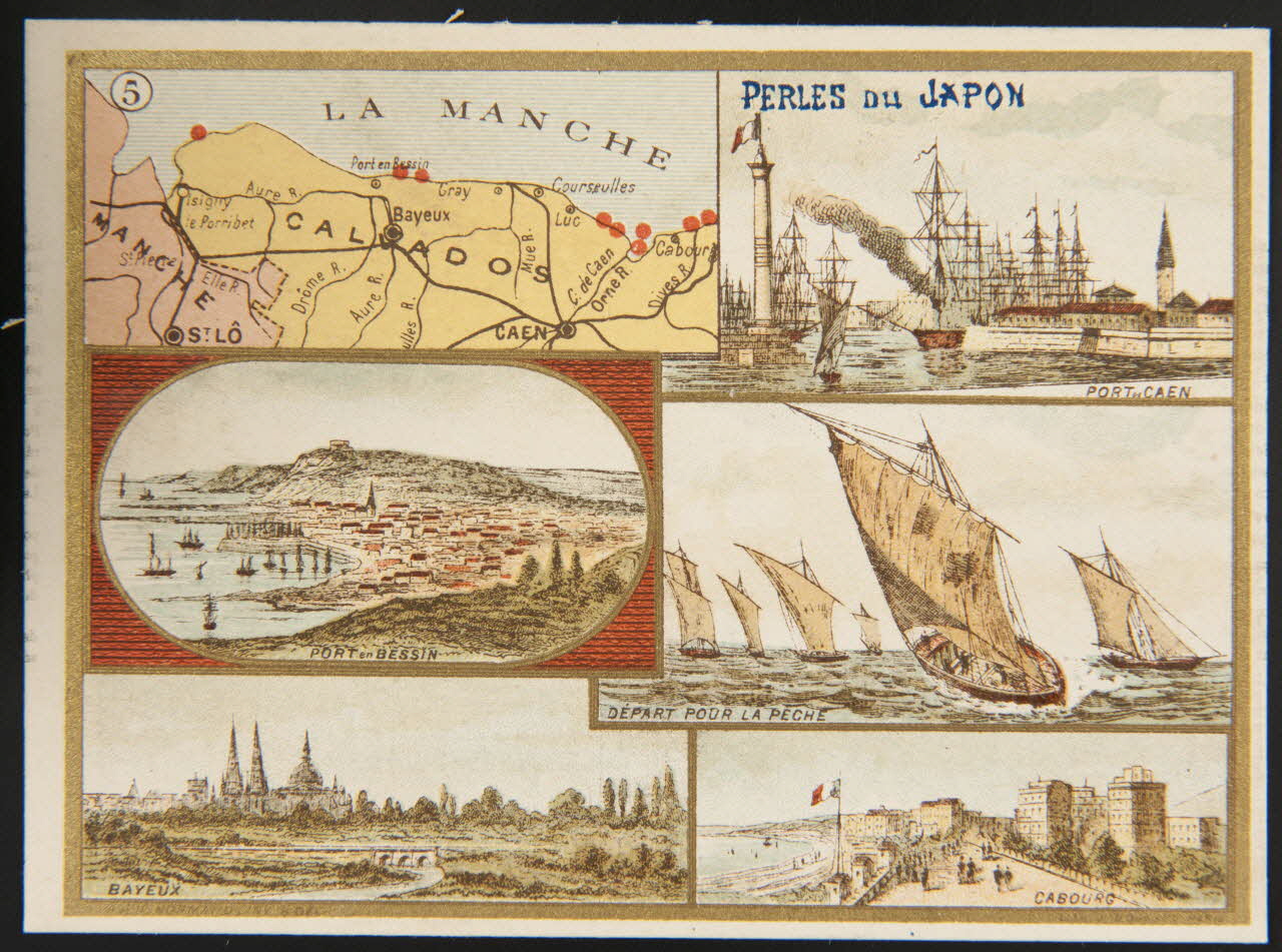 Normand A. ; Normand H. ; Bognard carte réclame chromo Paris 1876-1890 1995.1.1669.5 Photo