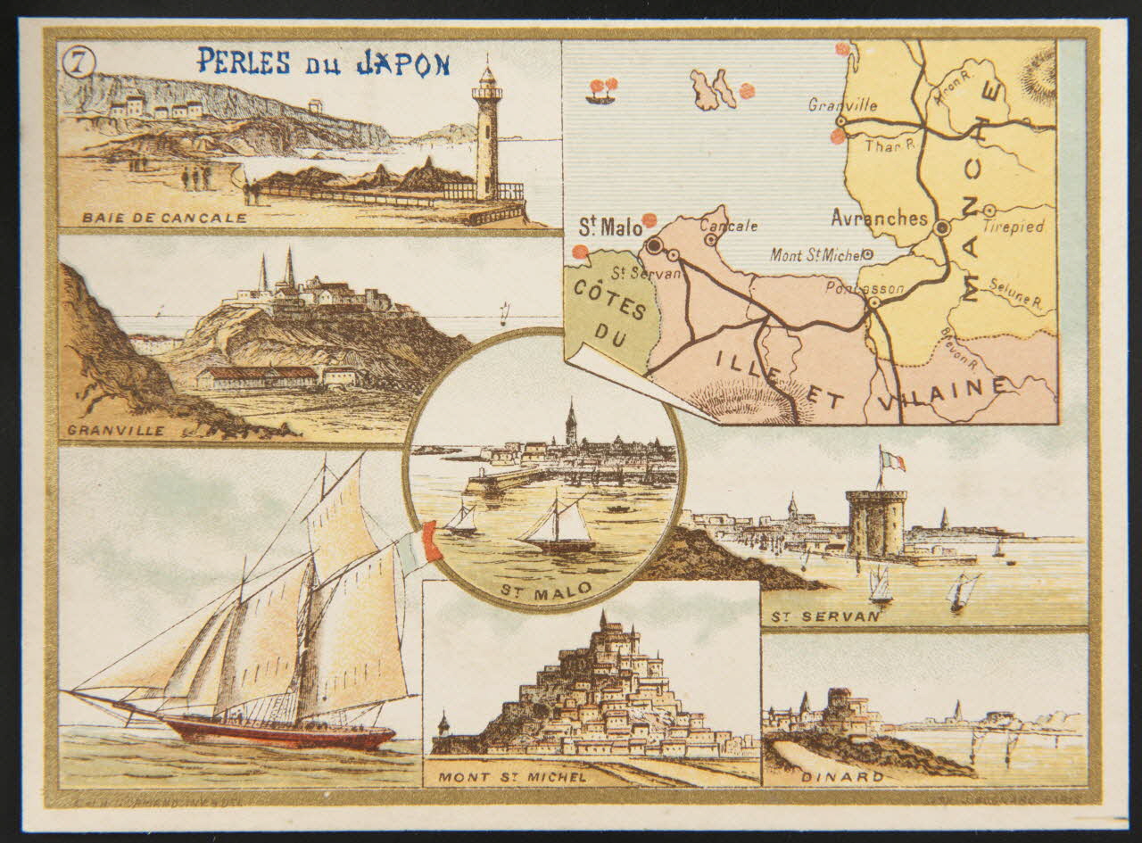 Normand A. ; Normand H. ; Bognard carte réclame chromo Paris 1876-1890 1995.1.1669.7 Photo