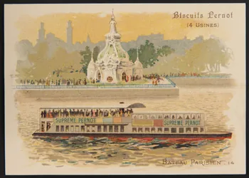 Romanet carte réclame chromo Paris 1900 1995.1.1672.2 Photo