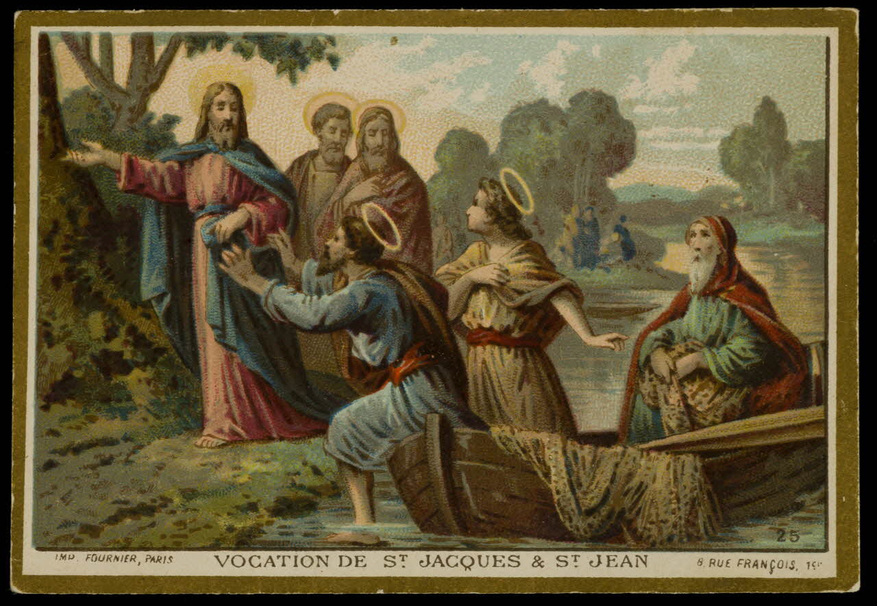 Romanet ; Fournier carte réclame chromo Paris 1885-1907 1995.1.1687.4 Photo