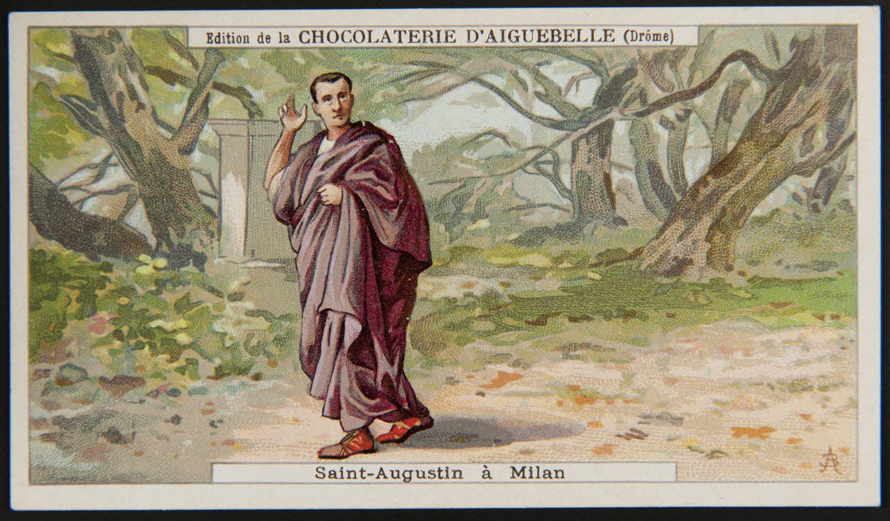 Romanet carte réclame chromo Paris 1900-1914 1995.1.1688.5 Photo