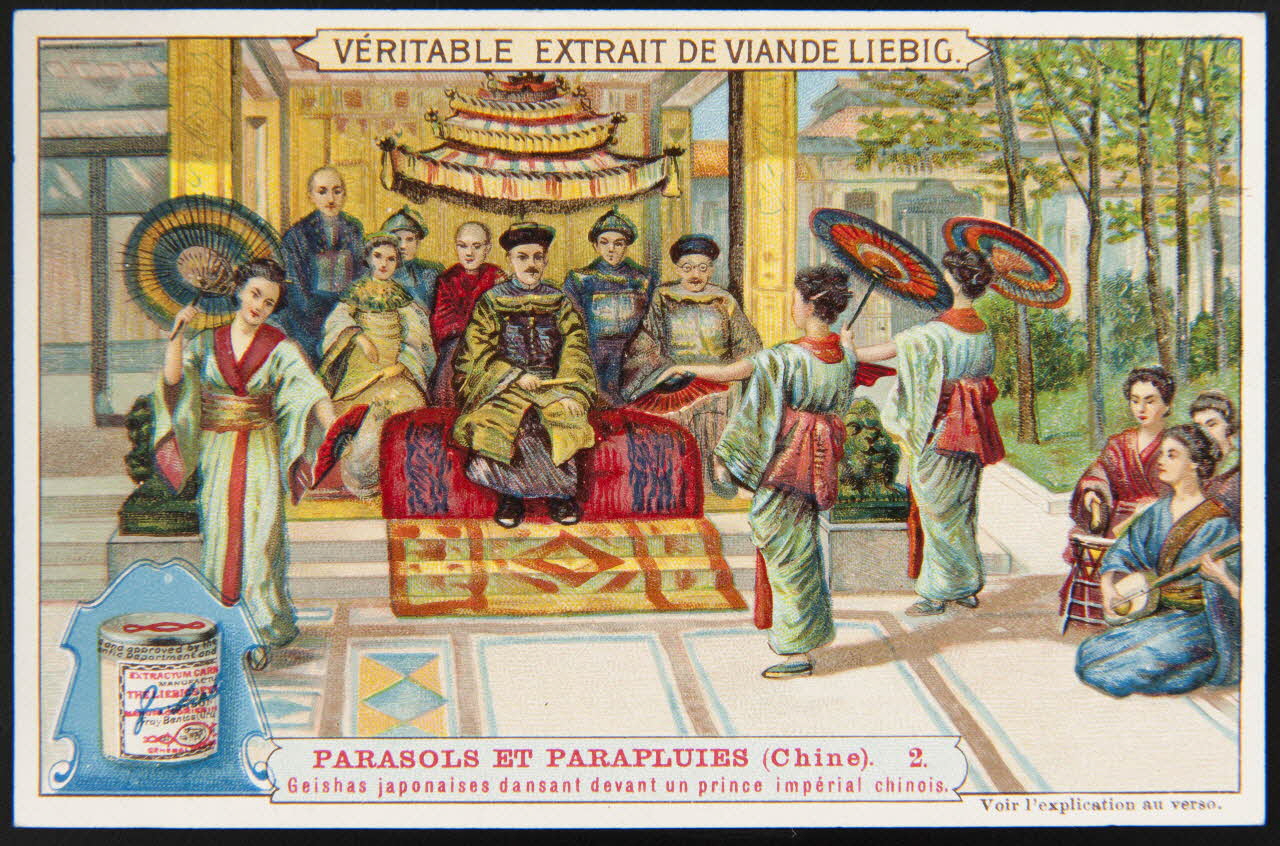 Liebig carte réclame chromo Paris 1907 1995.1.1691.2 Photo