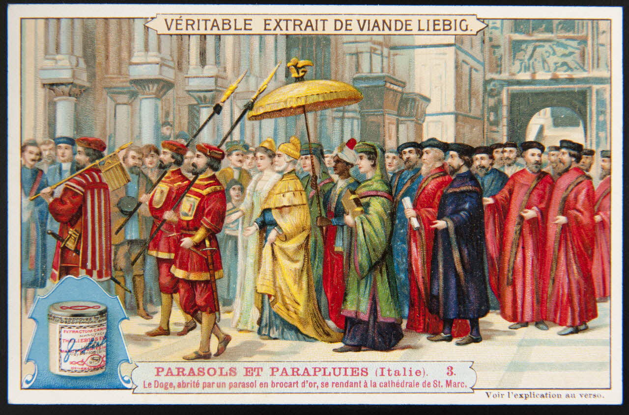 Liebig carte réclame chromo Paris 1907 1995.1.1691.3 Photo