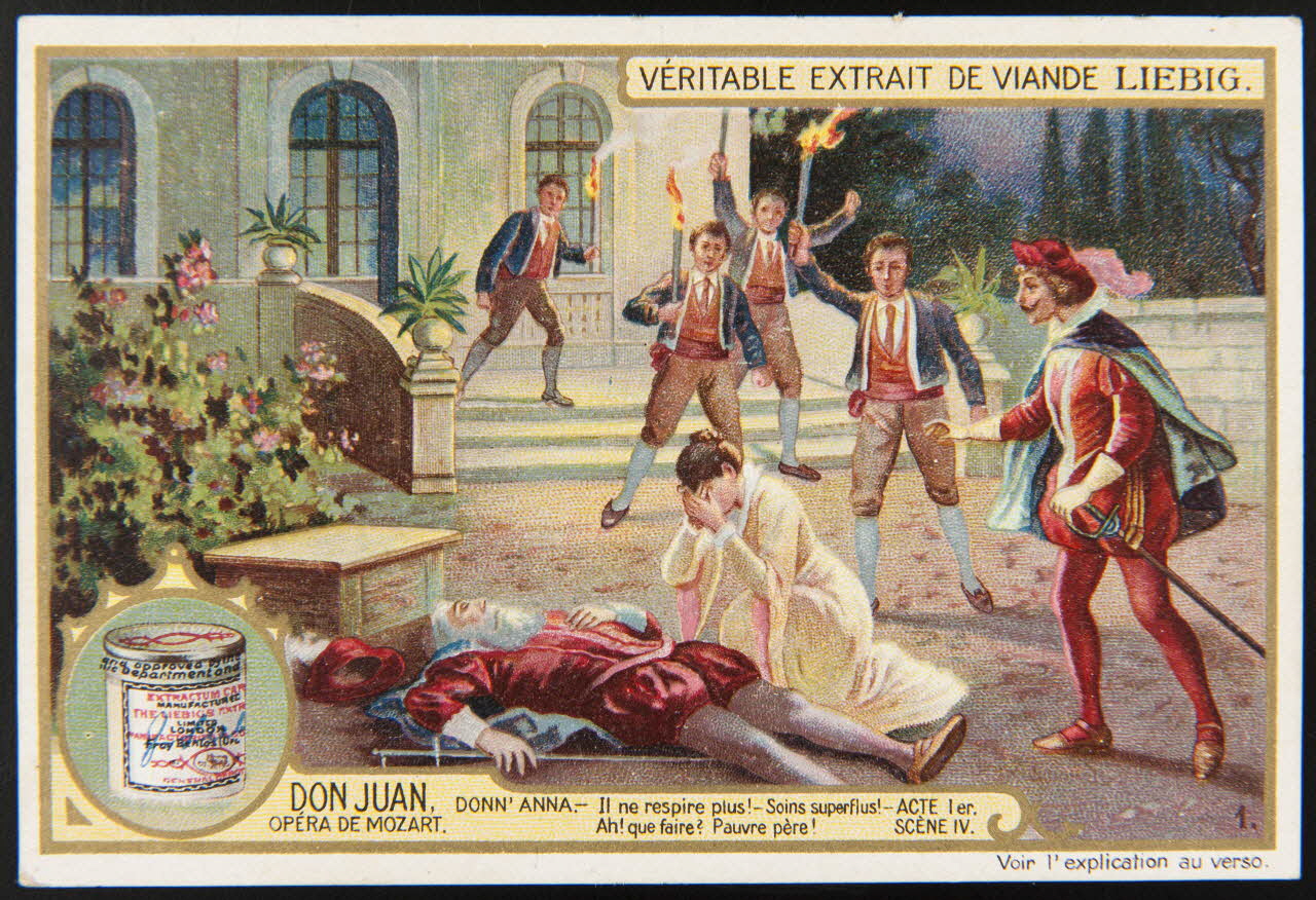Liebig carte réclame chromo Paris 1907 1995.1.1693.1 Photo