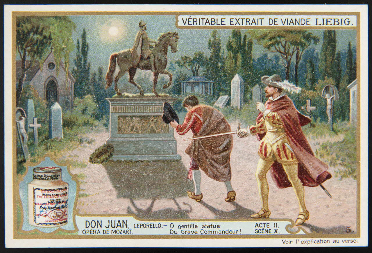 Liebig carte réclame chromo Paris 1907 1995.1.1693.5 Photo