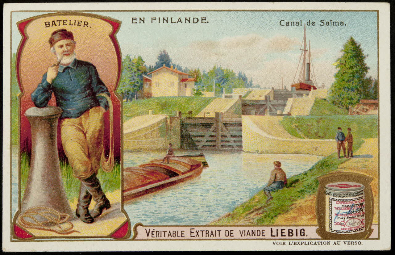 Liebig carte réclame chromo Paris 1907 1995.1.1697.1 Photo