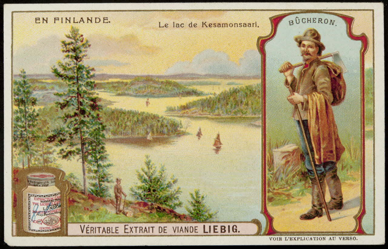 Liebig carte réclame chromo Paris 1907 1995.1.1697.2 Photo