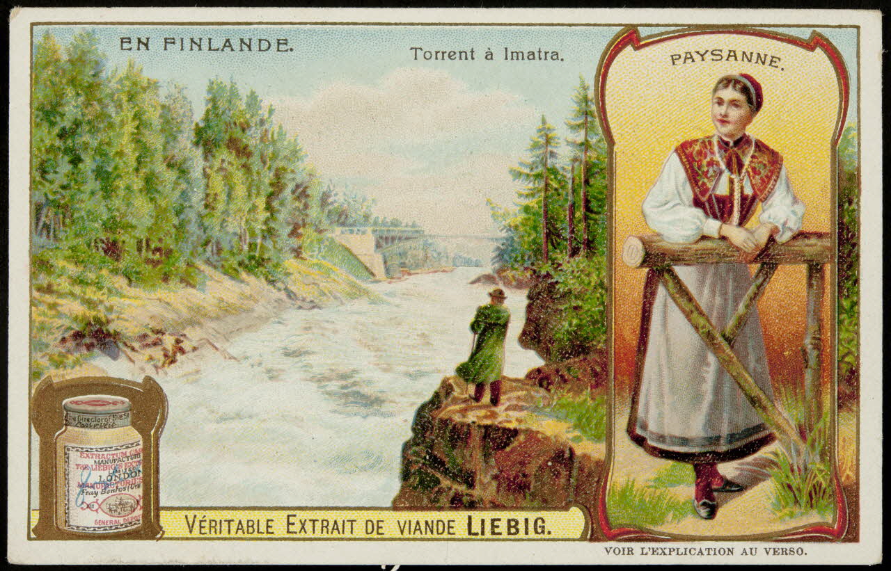 Liebig carte réclame chromo Paris 1907 1995.1.1697.4 Photo