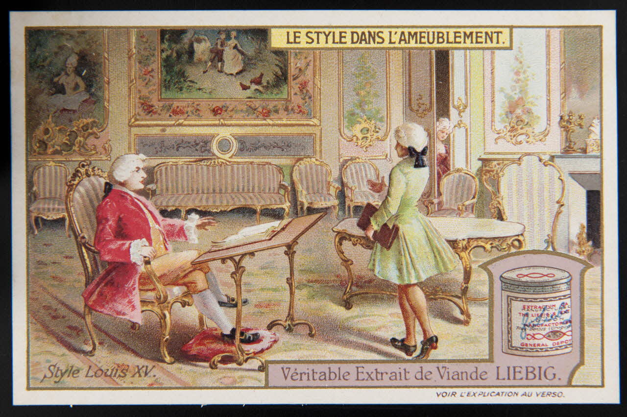 Liebig carte réclame chromo Paris 1909 1995.1.1698.3 Photo