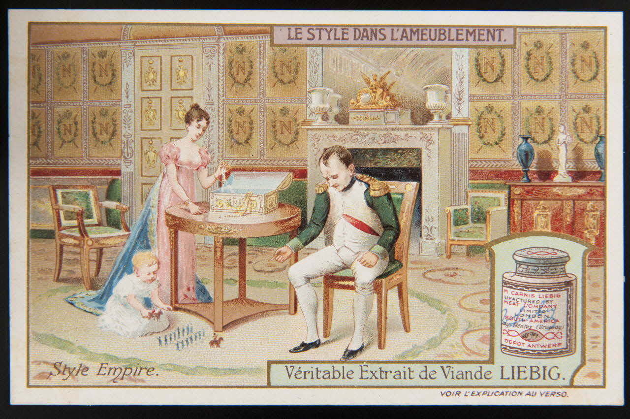 Liebig carte réclame chromo Paris 1909 1995.1.1698.5 Photo