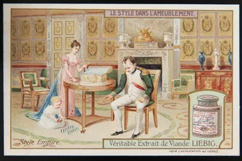 Liebig carte réclame chromo Paris 1909 1995.1.1698.5 Photo