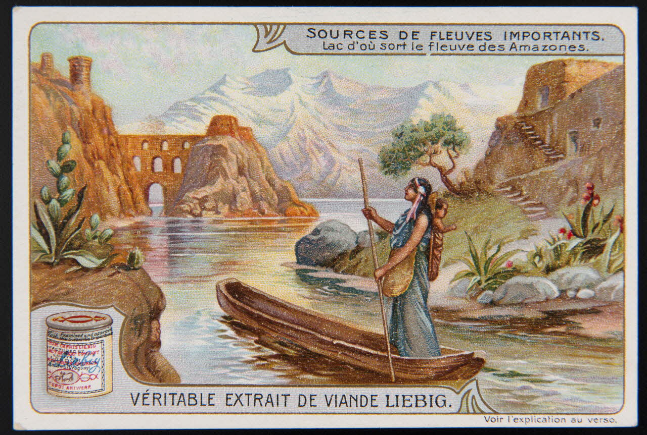 Liebig carte réclame chromo Paris 1908 1995.1.1703.2 Photo