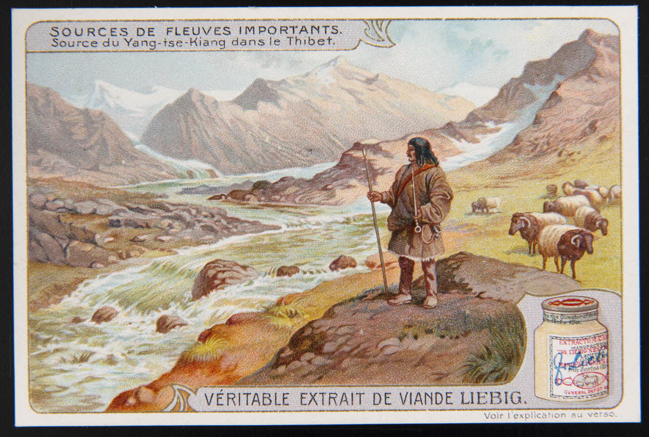 Liebig carte réclame chromo Paris 1908 1995.1.1703.5 Photo