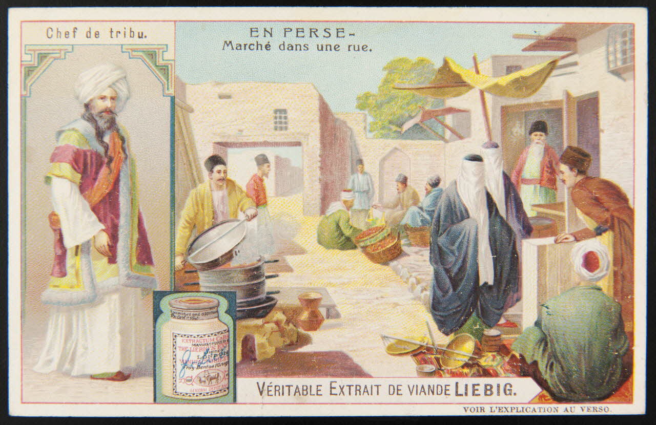 Liebig carte réclame chromo Paris 1907 1995.1.1705.1 Photo