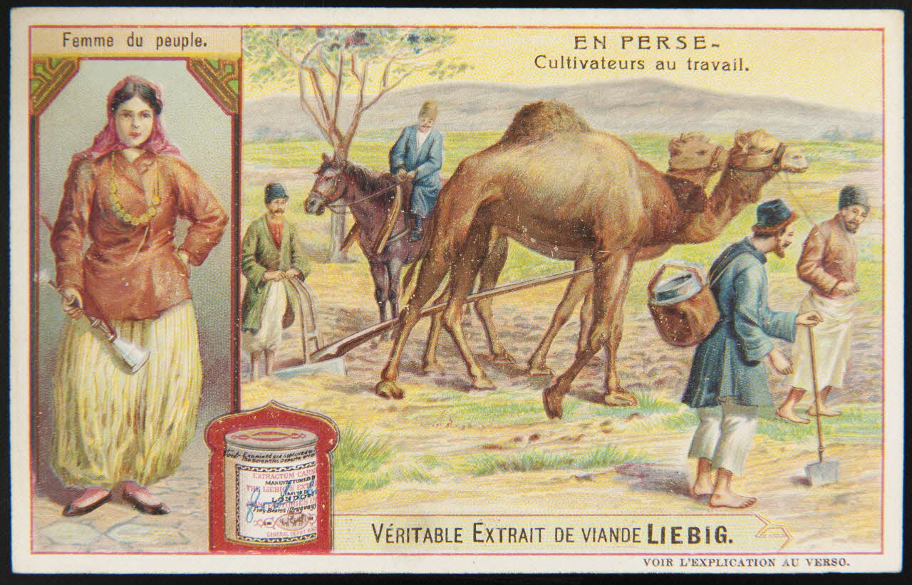 Liebig carte réclame chromo Paris 1907 1995.1.1705.2 Photo