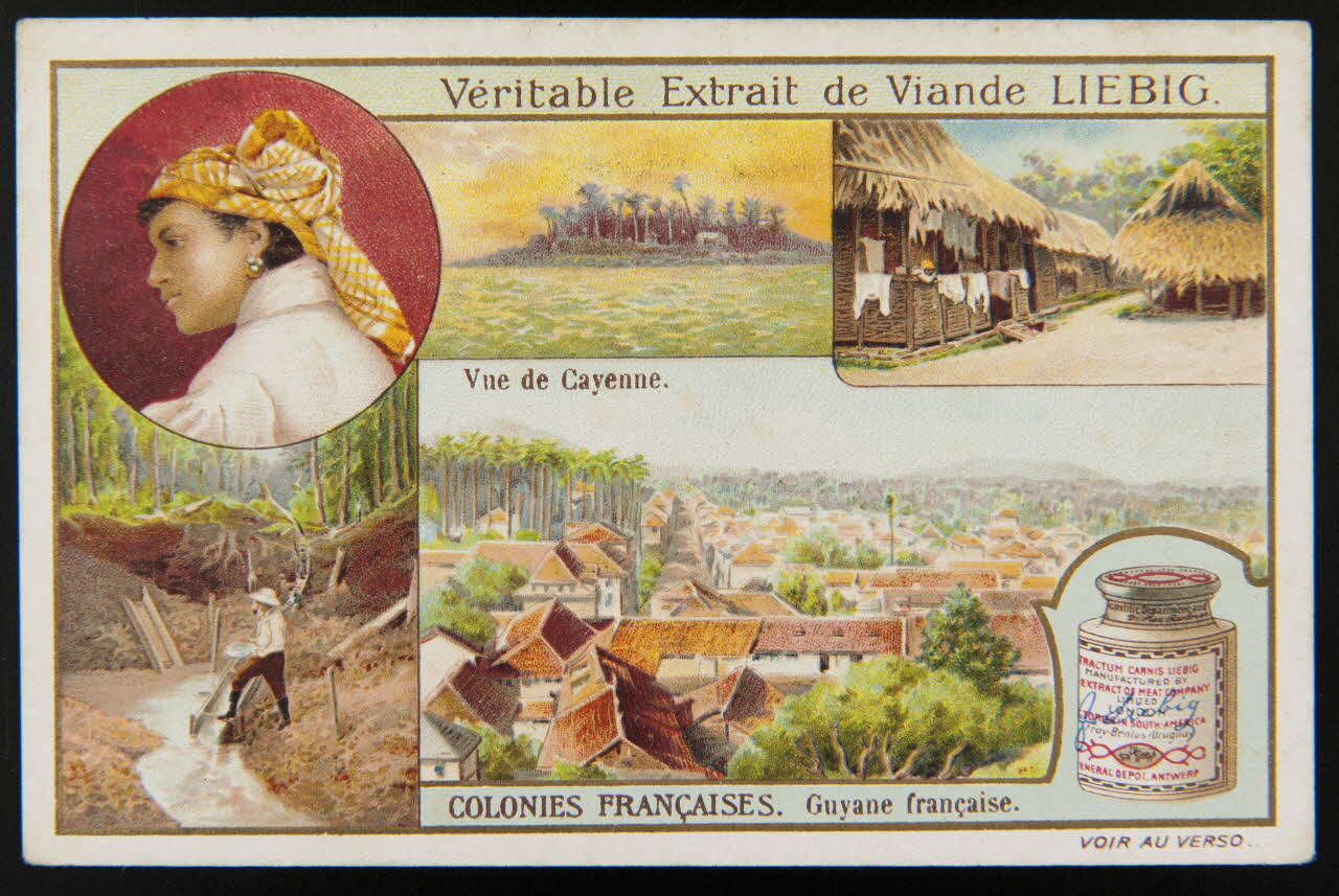 Liebig carte réclame chromo Paris 1909 1995.1.1706.1 Photo