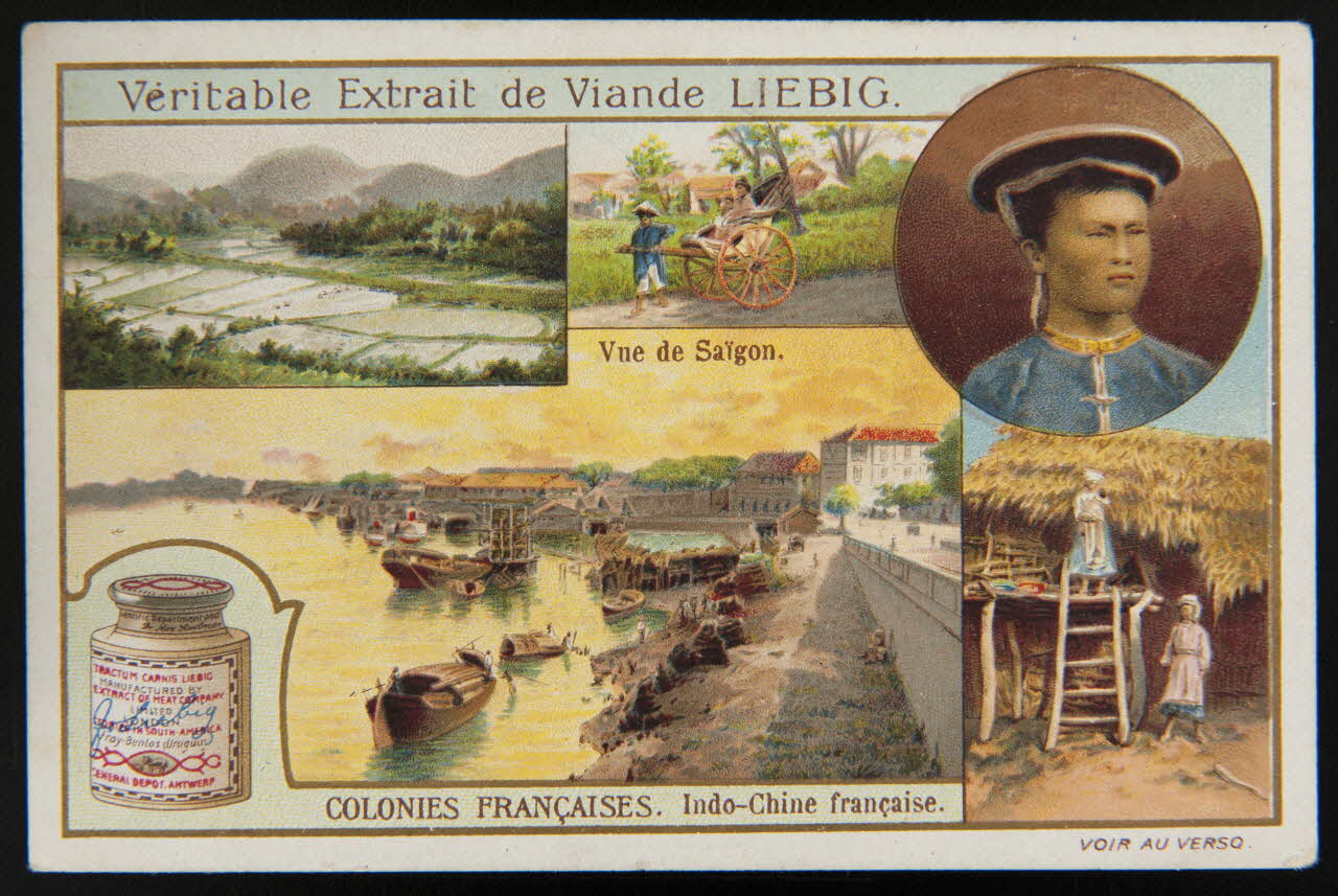 Liebig carte réclame chromo Paris 1909 1995.1.1706.2 Photo