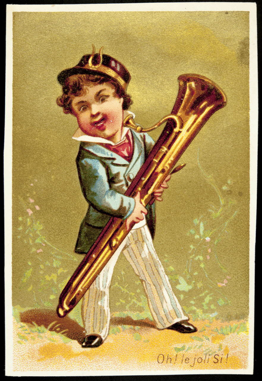 Testu & Massin carte réclame chromo Paris 1881-1890 1995.1.1710.4 Photo