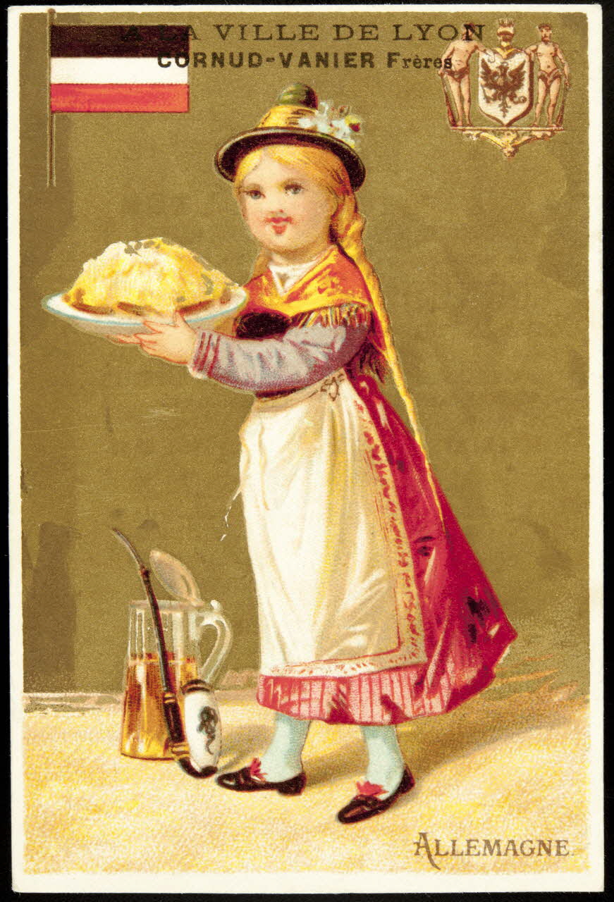 Testu & Massin carte réclame chromo Paris 1880-1890 1995.1.1724.1 Photo