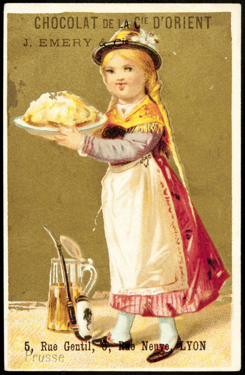 Testu & Massin carte réclame chromo Paris 1880-1890 1995.1.1725.1 Photo