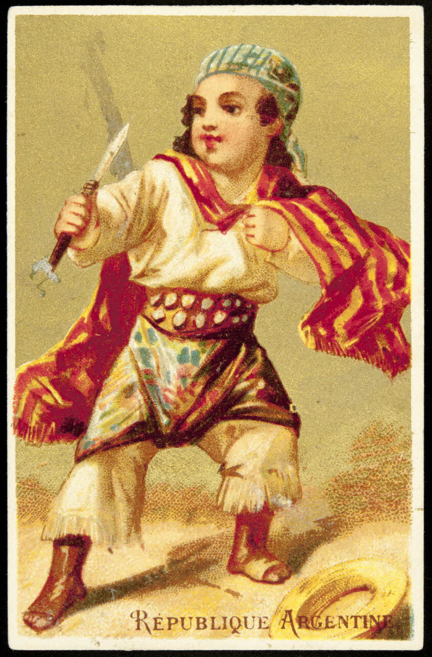 carte réclame chromo Paris 1880-1890 1995.1.1725.6 Photo