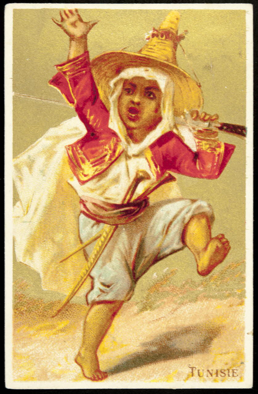 carte réclame chromo Paris 1880-1890 1995.1.1725.7 Photo