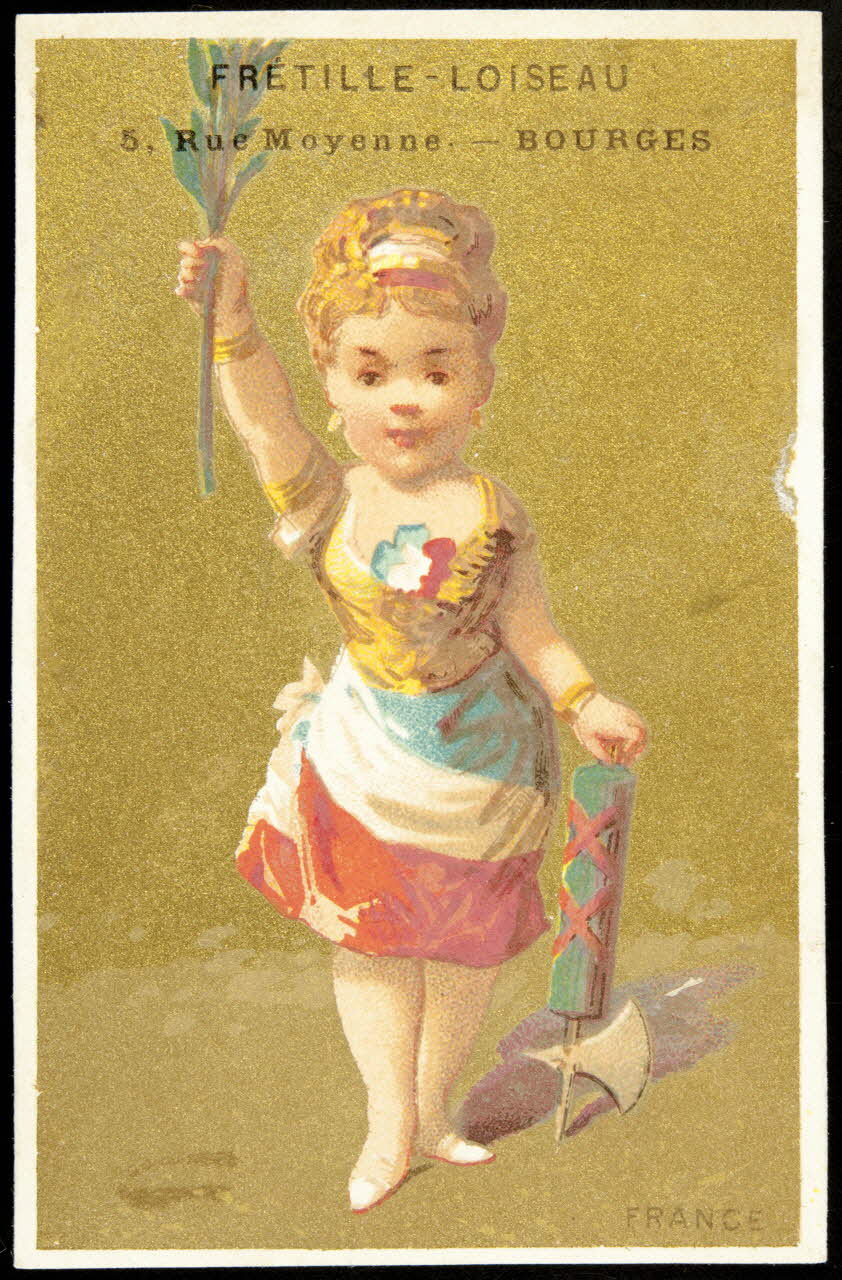 Testu & Massin carte réclame chromo Paris 1880-1890 1995.1.1726.4 Photo