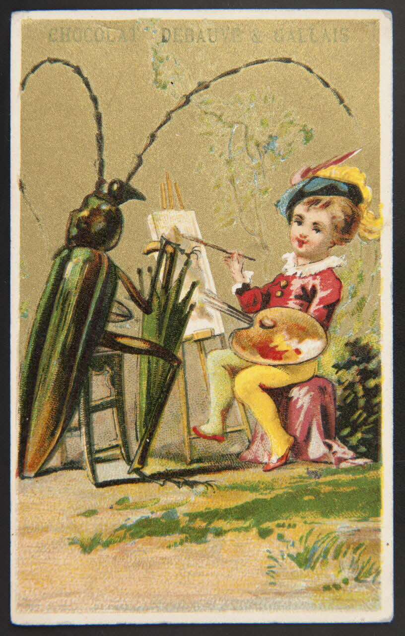Testu & Massin carte réclame chromo Paris 1880-1900 1995.1.1730.1 Photo