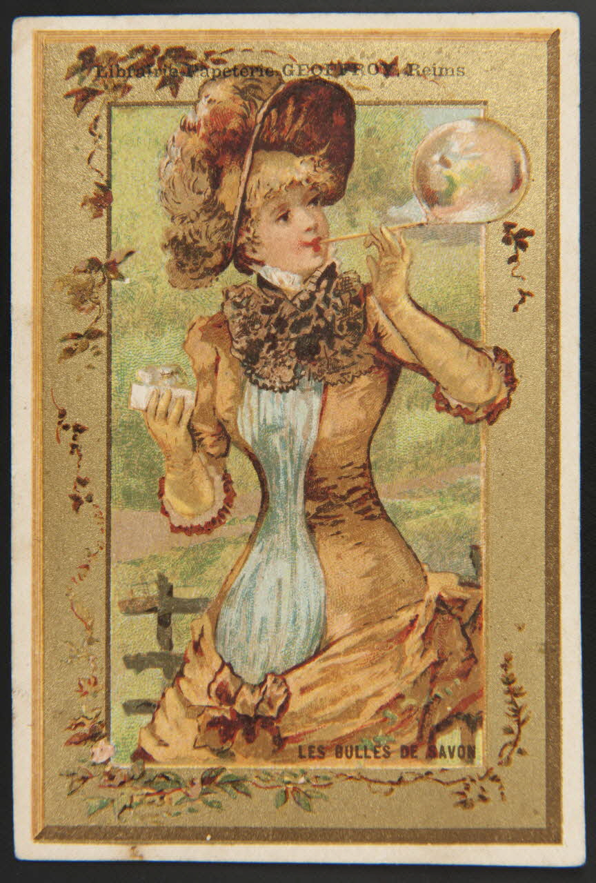 Testu & Massin ; Champenois & Cie carte réclame chromo Paris 1879-1903 1995.1.1734.1 Photo