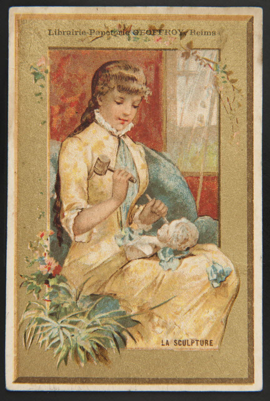 Testu & Massin ; Champenois & Cie carte réclame chromo Paris 1879-1903 1995.1.1734.5 Photo