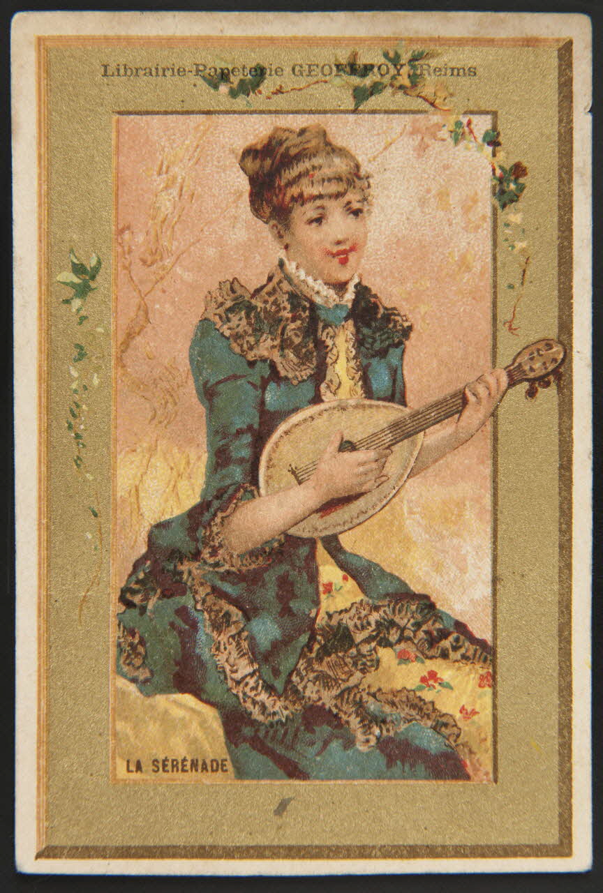 Testu & Massin ; Champenois & Cie carte réclame chromo Paris 1879-1903 1995.1.1734.6 Photo