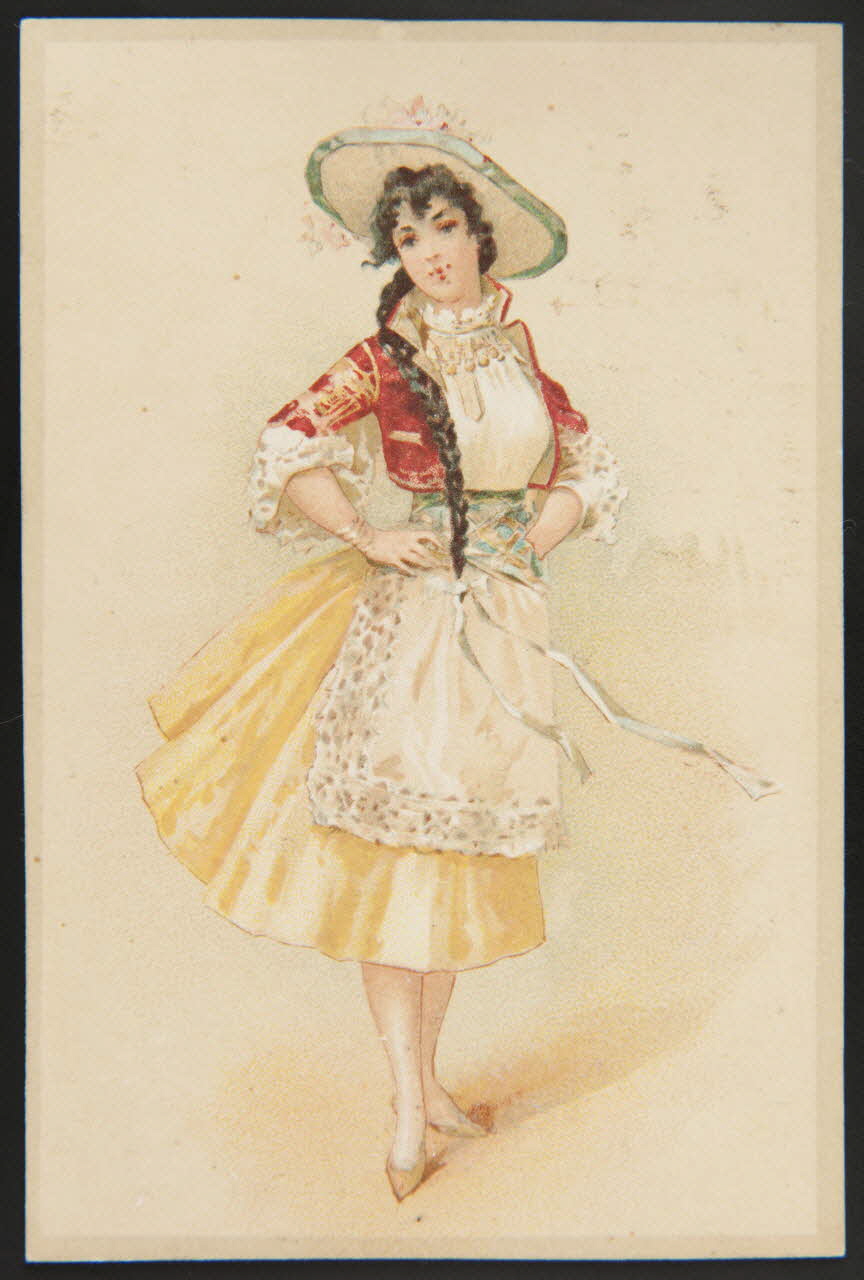 Testu & Massin carte réclame chromo Paris 1880-1903 1995.1.1738.2 Photo