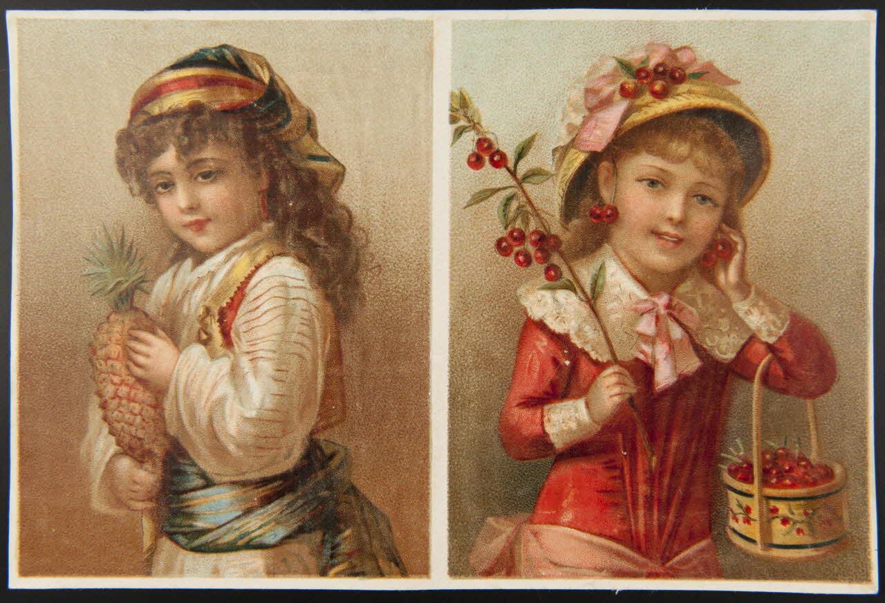 Testu & Massin carte réclame chromo Paris 1886-1903 1995.1.1739.3 Photo