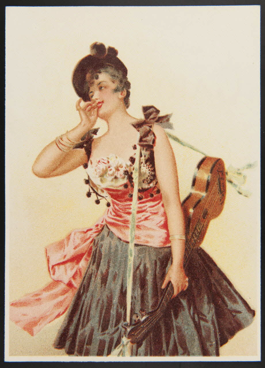 Testu & Massin carte réclame chromo Paris 1886-1903 1995.1.1741.2 Photo