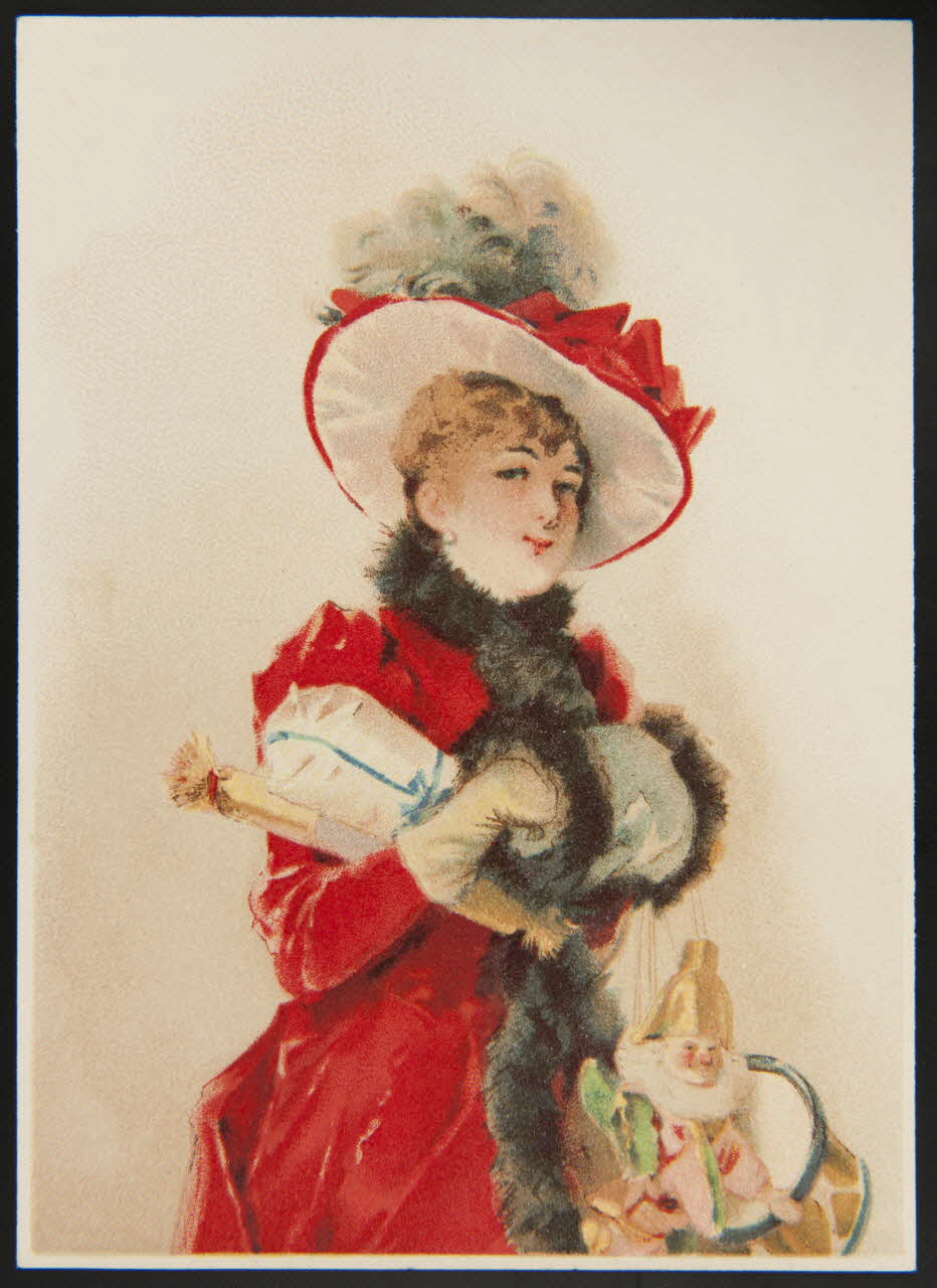 Testu & Massin carte réclame chromo Paris 1886-1903 1995.1.1741.3 Photo