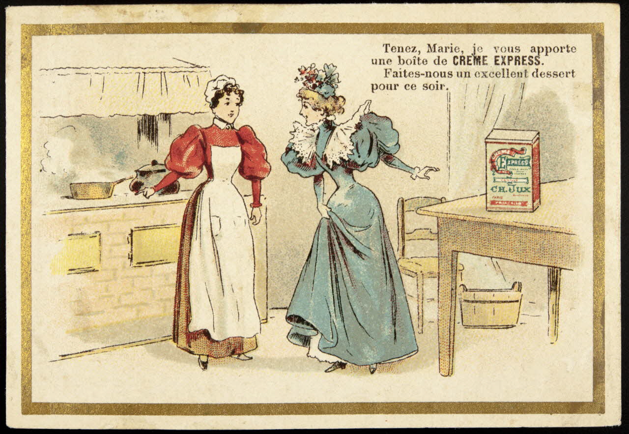 Testu & Massin ; F. Champenoix carte réclame chromo Paris 1876-1903 1995.1.1746.3 Photo