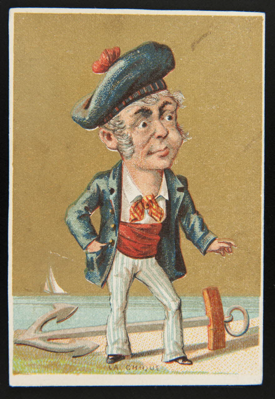 Mertens Léon carte réclame chromo Paris 1920 1995.1.1751.2 Photo