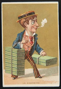 Mertens Léon carte réclame chromo Paris 1920 1995.1.1751.3 Photo