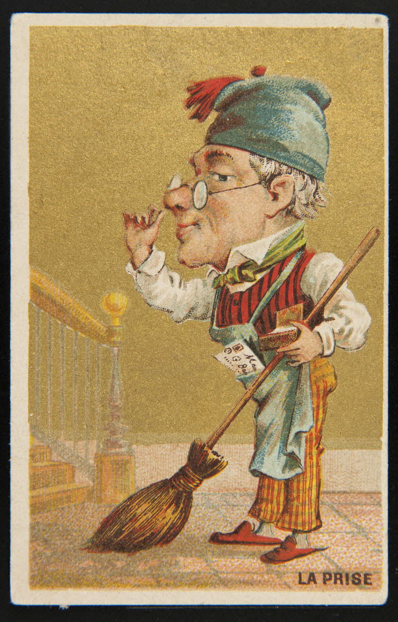 Mertens Léon ; Deplanche carte réclame chromo Paris 1920 1995.1.1751.8 Photo