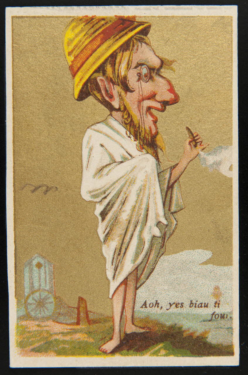 Mertens Léon carte réclame chromo Paris 1920 1995.1.1752.1 Photo