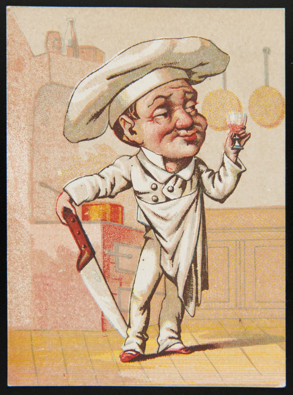 Mertens Léon carte réclame chromo Paris 1920 1995.1.1752.11 Photo