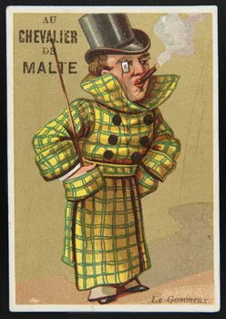 Mertens Léon carte réclame chromo Paris 1920 1995.1.1752.15 Photo