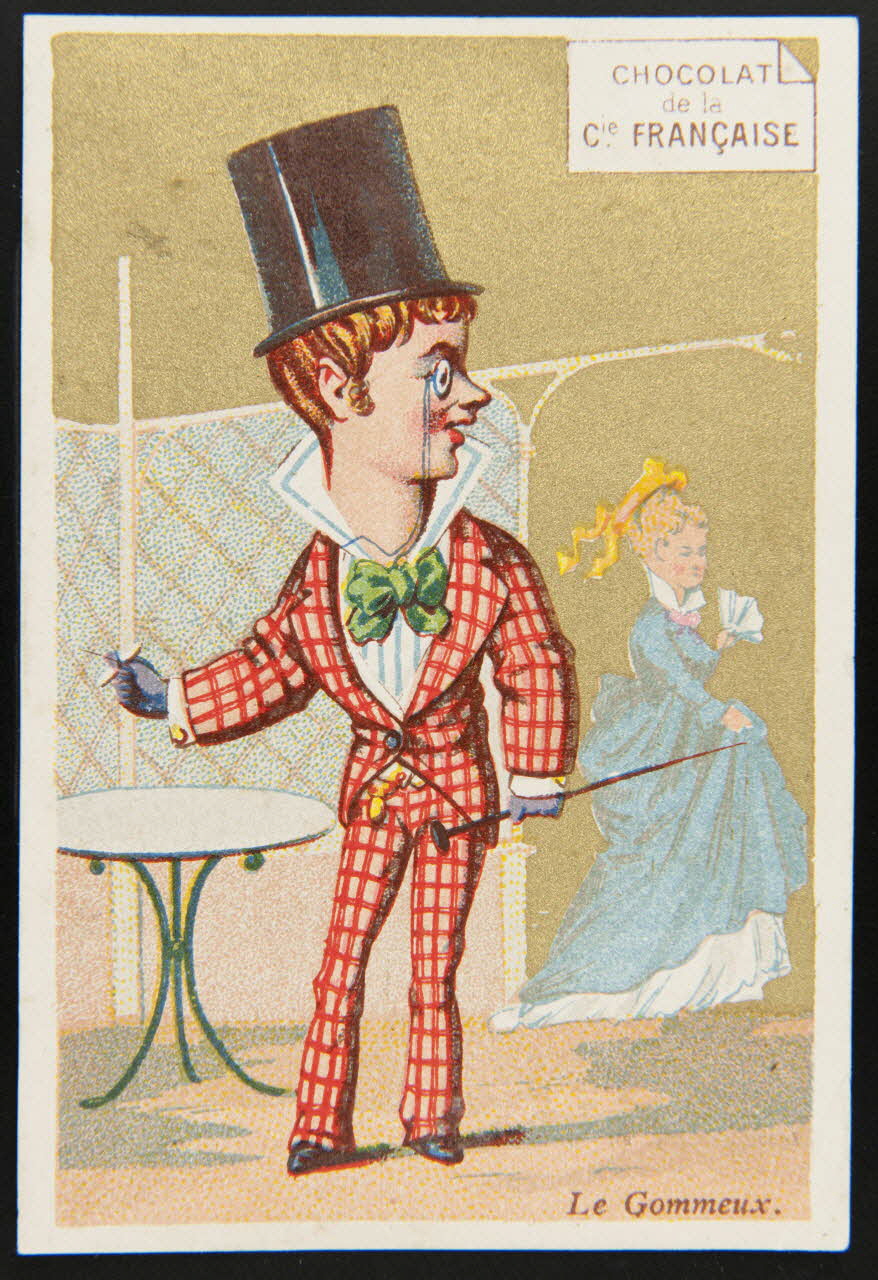 Mertens Léon carte réclame chromo Paris 1920 1995.1.1752.16 Photo